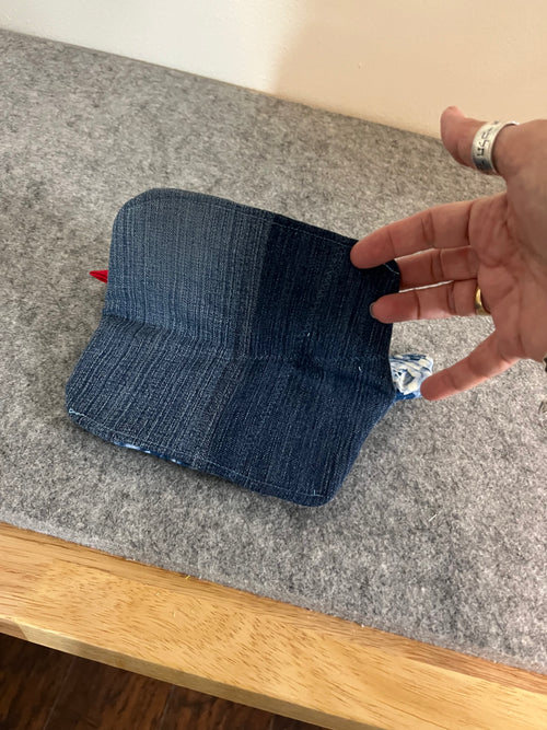 Blue Chicken Oven Mitt