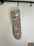 Mauve & Wine Floral Grocery Bag Holder