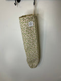 Rosy Beige Floral Grocery Bag Holder