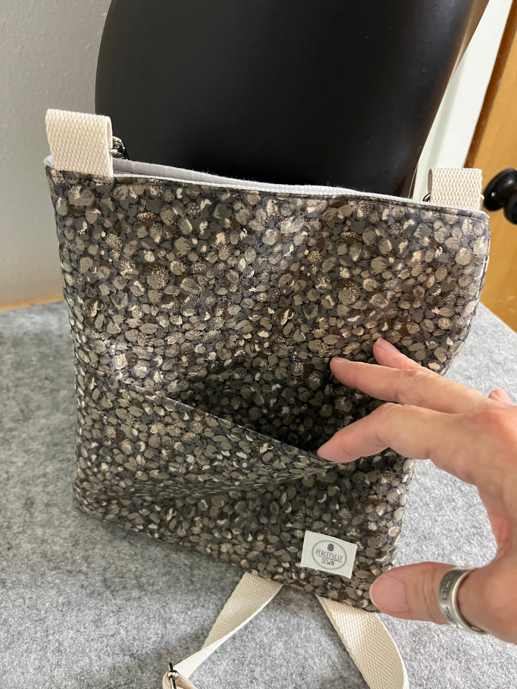 Gray/Rock Crossbody Bag