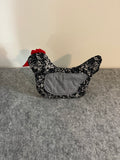 Gray & Black Chicken Oven Mitt